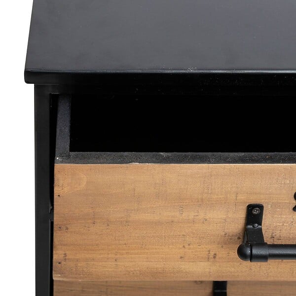 ATMOSPHERA - Commode double "Baris" métal et bois 10 tiroirs - large