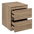 5 FIVE SIMPLY SMART - Meuble d'appoint  2 Tiroirs coloris Bois naturel H 50 cm - vignette