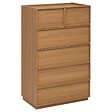 5 FIVE SIMPLY SMART - Commode haute Framy 6 tiroirs bois foncé - vignette