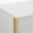 ATMOSPHERA - Commode "Kima" en bois 85x40cm blanc - vignette