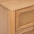 ATMOSPHERA - Chiffonier "Tiria" en placage frêne 4 tiroirs 55x38cm - vignette