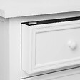 ATMOSPHERA - Chiffonnier "Charme" blanc 5 tiroirs - vignette