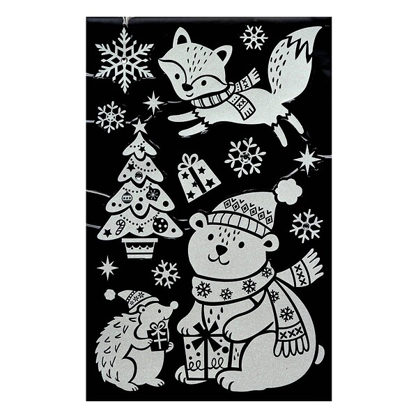 FEERIC LIGHTS & CHRISTMAS - Stickers Paillettes Strass 50 X 32 cm - large