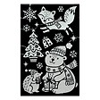 FEERIC LIGHTS & CHRISTMAS - Stickers Paillettes Strass 50 X 32 cm - vignette