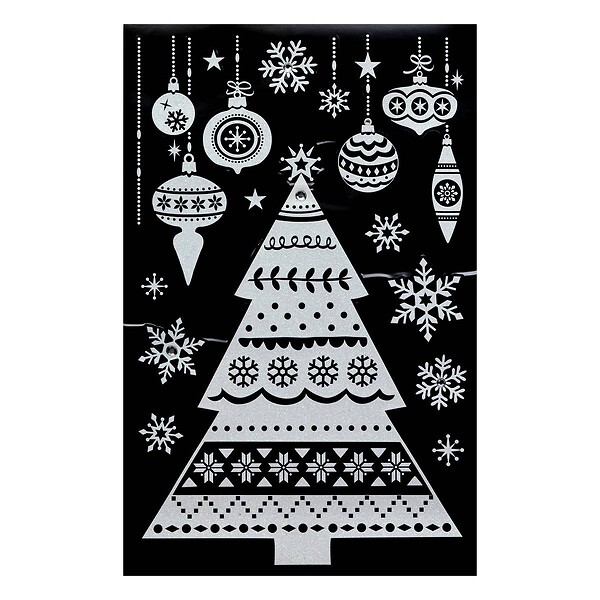 FEERIC LIGHTS & CHRISTMAS - Stickers Paillettes Strass 50 X 32 cm - large