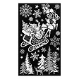 FEERIC LIGHTS & CHRISTMAS - Sticker Blanc Imprimé Argent - vignette