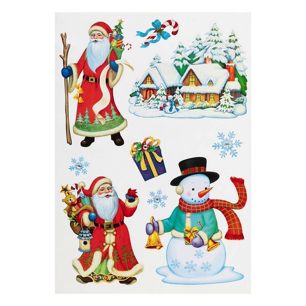 FEERIC LIGHTS & CHRISTMAS - Déco-vitre Personnalisé Paillettes 50 x 32 cm - large