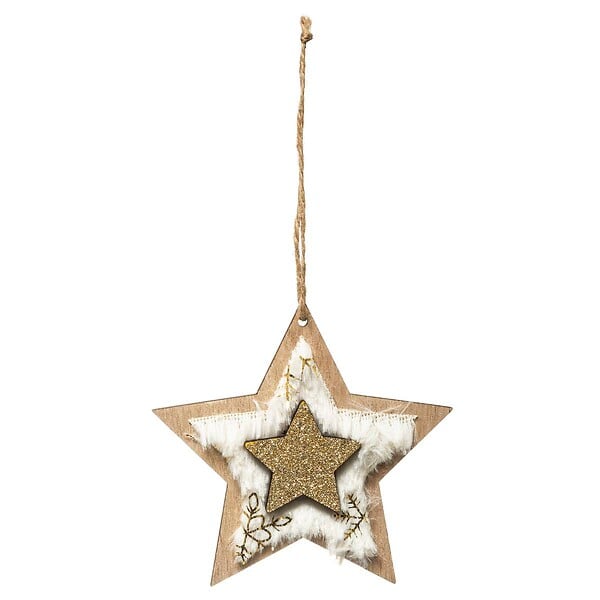 FEERIC LIGHTS & CHRISTMAS - Sujet de Noël Sapin Élan Étoile 2 Assortiment - large