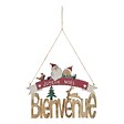 FEERIC LIGHTS & CHRISTMAS - Sujet pancarte joyeux Noël l.29cm bois - vignette
