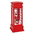 FEERIC LIGHTS & CHRISTMAS - Déco lumineuse Cabine téléphonique 2 LED Blanc Froid H 25 cm - vignette