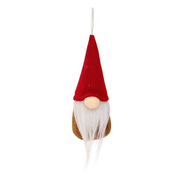 FEERIC LIGHTS & CHRISTMAS - Sujet gnome gourmandise textile H.14cm assorti - large