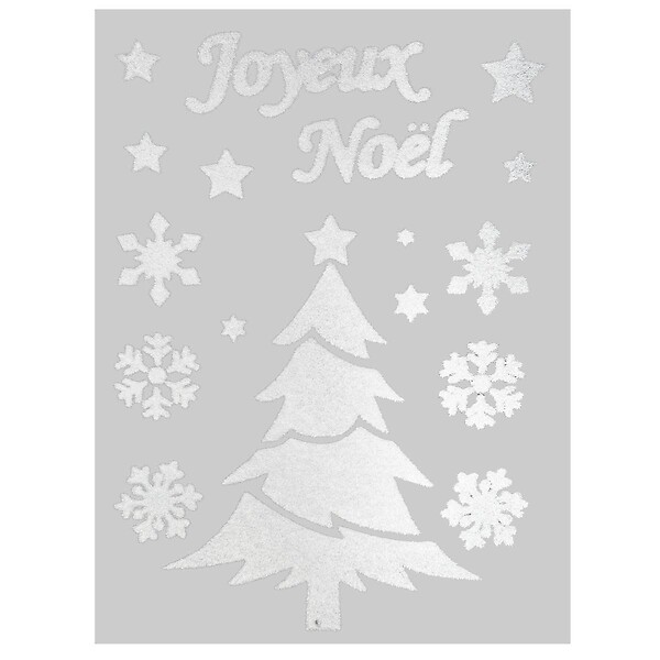 FEERIC LIGHTS & CHRISTMAS - Stickers Floqués - large