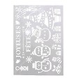 FEERIC LIGHTS & CHRISTMAS - Pochoir Noël Gm 44,5 x 59,5 cm - vignette