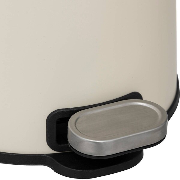 5 FIVE SIMPLY SMART - Poubelle "Delta" 6L métal argile - large