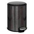 5 FIVE SIMPLY SMART - Poubelle "Delta" 6L métal noir - vignette