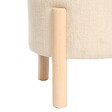ATMOSPHERA - Tabouret Coffre Elki Blanc 45,5x37x45,5cm - vignette