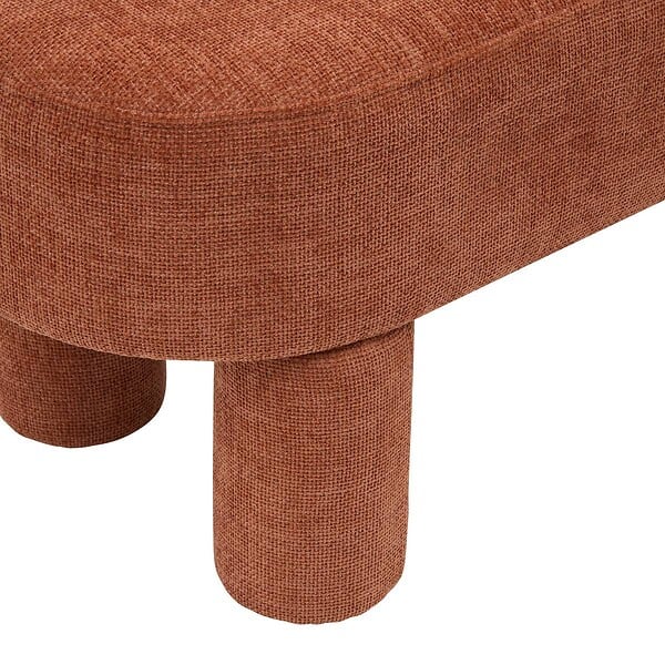 ATMOSPHERA - Banc Orska ovale 1 place orange - large
