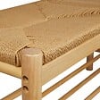 ATMOSPHERA - Banc "Maesi" hévéa beige 95x35cm - vignette