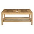 ATMOSPHERA - Banc "Maesi" hévéa beige 95x35cm - vignette
