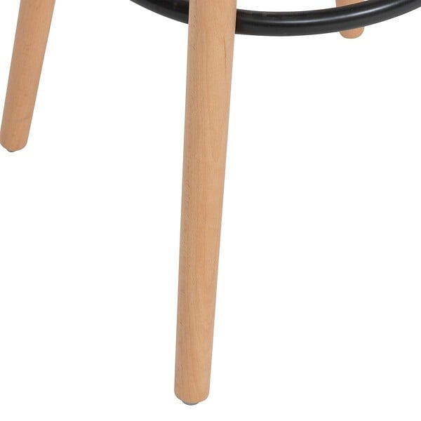 ATMOSPHERA - Tabouret de bar "Maxon" blanc H92,5cm - large