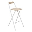 5 FIVE SIMPLY SMART - Chaise de bar Louna H.98cm beige - vignette