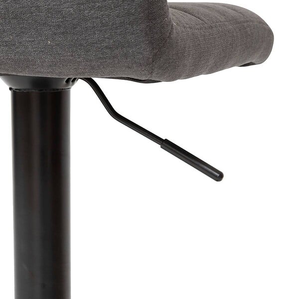 ATMOSPHERA - Lot de 2 tabourets de bar "Delek" gris 104x52x45cm - large