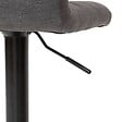 ATMOSPHERA - Lot de 2 tabourets de bar "Delek" gris 104x52x45cm - vignette