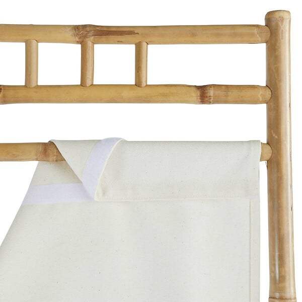 ATMOSPHERA - Paravent "Kalel" bambou blanc 170x135,5x3cm - large