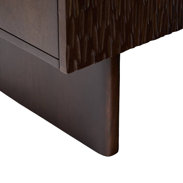 ATMOSPHERA - Buffet 3 portes Nyero 90x150cm marron - large