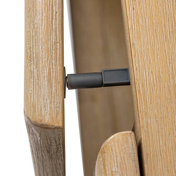 ATMOSPHERA - Buffet 3 portes en verre Lousada acacia 160x80cm - large