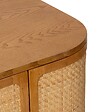 ATMOSPHERA - Buffet 4 portes Kisco hévéa Rotin 150x75cm - vignette