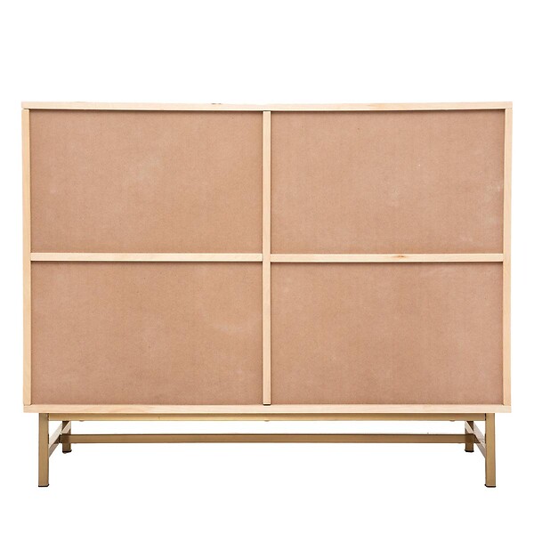 ATMOSPHERA - Buffet 2 portes "Rayo" cannage rotin 100x79cm - large