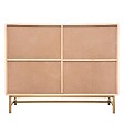 ATMOSPHERA - Buffet 2 portes "Rayo" cannage rotin 100x79cm - vignette
