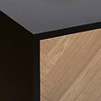5 FIVE SIMPLY SMART - Buffet "Chevrons" 2 portes 3 tiroirs effet pin naturel 160x75cm - vignette