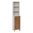 5 FIVE SIMPLY SMART - Étagère 1 porte 7 niveaux Come bois et effet marbre - vignette