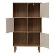 5 FIVE SIMPLY SMART - Etagère 6 cases Mix'N'Match bois et motif rayé - vignette