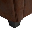 ATMOSPHERA - Fauteuil club "Stanis" effet cuir marron - vignette