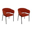 ATMOSPHERA - Lot Fauteuils "Solea" ambre L59xp55xH78,5cm - vignette