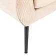 ATMOSPHERA - Fauteuil Solaro velours beige - vignette