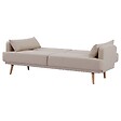 ATMOSPHERA - Canapé convertible Jack 3 places beige - vignette