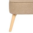 ATMOSPHERA - Canapé Naova 2 Places 72x72x126 cm Tissu Beige - vignette
