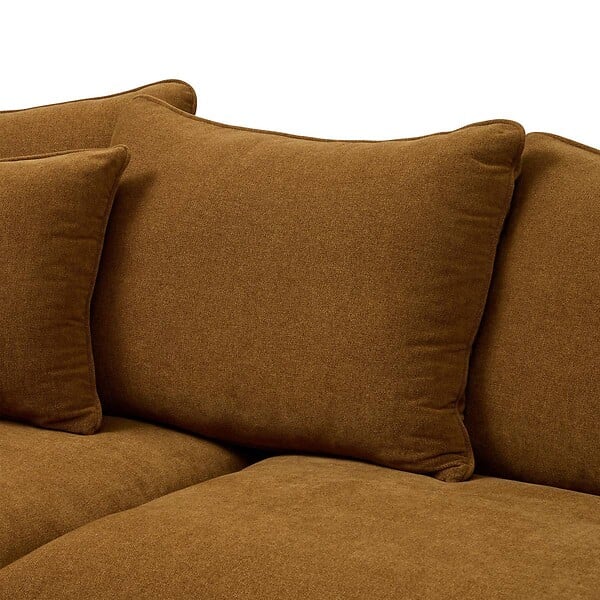ATMOSPHERA - Canapé fixe Candice 3 places 194x96cm beige - large