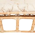 ATMOSPHERA - Banquette "Seram" mamasan 2 places rotin blanc - vignette