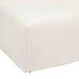 ATMOSPHERA - Module 2 places "Kiona" en bouclette 99x165cm blanc ivoire - vignette