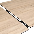 ATMOSPHERA - Table à manger extensible "Boot" beige 160x90x76cm - vignette