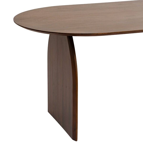 ATMOSPHERA - Table à manger "Isana" L180cm marron - large