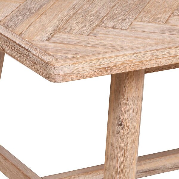 ATMOSPHERA - Table à manger extensible "Aeris" acacia L180-220cm - large