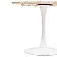 ATMOSPHERA - Table à manger "Elias" blanc D102x76cm - vignette