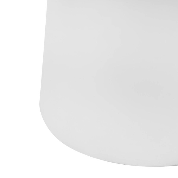 ATMOSPHERA - Table à manger 4 places Taquari blanc C120cm - large