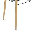 ATMOSPHERA - Table à manger en verre trempé 6 places Jindo 140x80x77cm - vignette